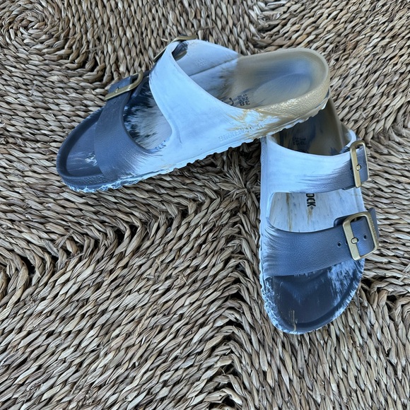 Birkenstock Gradient Black and White Sandals - Picture 2 of 4